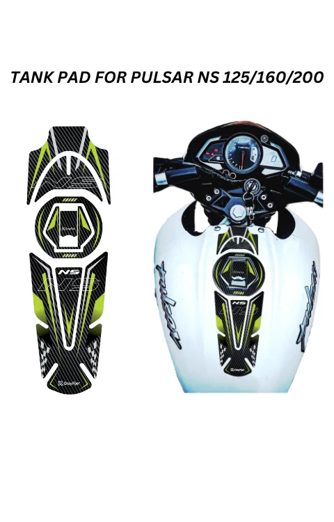 Full Tank Pad Compatible with Pulsar NS 125/160/200 | Pack Of 1